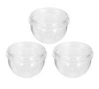 MUSISALY Hamster Cage External Interface Plugs 3pcs Plastic 2.36x2.36x1.77in DIY Accessories for Dwarf Hamsters and Mice Prevent Escape