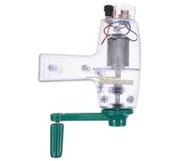 MUSISALY Hand Crank Generator Science Portable Manual Power Supply for Classroom Physics Experiments Stem Education Kit DIY Electricity Model