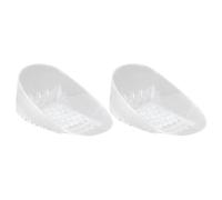 MUSISALY Height Increase Insoles U-Shaped Padded Heel Inserts for Men and Women Flats