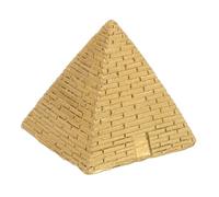 MUSISALY High Realism Egyptian Pyramid Figurine Decorative Resin Craft for Home Office Micro-landscape Sand Tray Ornament Creative Desktop Egyptian Sculpture Gift for History Enthusiasts