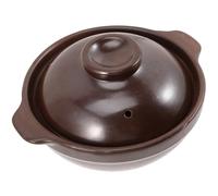 MUSISALY High Temperature Resistance Ceramic Stewing Pot 600ML Multi-functional with Easy Clean for Braised Chicken Casserole