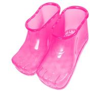 MUSISALY High Top Foot Soaker Shoes for Spa Foot Bath Red Small Size 12.5cm Boot for Home Soaking and Relaxation