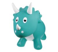 MUSISALY Inflatable Dinosaur Ride Thickened PVC Bouncing Indoor Plaything for Creative Cartoon Triceratops Design and Flexible Balance Trainer