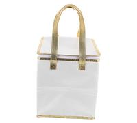 MUSISALY Insulated Food Transport Tote Bag for Cake Pizza Fresh Produce Portable Thermal Storage with Foil Capacity for Safe Fresh Food Storage