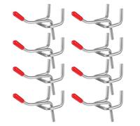 MUSISALY Iron Pegboard Hooks for Organising Retail Goods and Hanging Heavy Duty Items for Supermarket Shelf Display 20 Sets Not Easy to Rust Or Fade, Simple Design Delicate Details