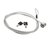 MUSISALY Laptop Cable Lock with Key 6.6ft Zinc Alloy Anti-theft Security Cable for Computers and Electronic Devices, Reliable Safeguard and Effortless Installation for Work the Go