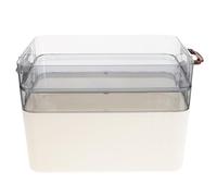 MUSISALY Large Capacity Medicine Storage Box for Home with Multi-layer Compartments, Lockable White Medical Organizer Cabinet, Family Medicine Cabinet Organizer and Storage