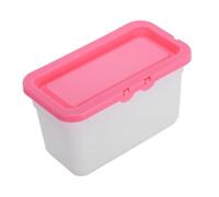 MUSISALY Laundry Pod Storage Jar with Lid Transparent Compact Container for Laundry Room Space Saving Holder for Scent Beads and Dryer Clear Minimalist Design for Bathroom and Countertop