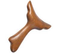 MUSISALY Light Brown Wooden Gua Sha Body Scraping Board with Mermaid Tail Design for Face Neck Full Body Massage Reflexology Tool for Muscle Tension Relief and Skin Elasticity Enhancement