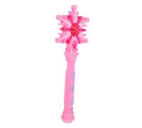 MUSISALY Light Up Snowflake Fairy Wand for LED Magical with Pink Snowflake Design Sensory Play Accessory for Birthday Christmas Halloween and Holiday Celebrations