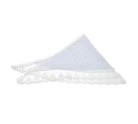 MUSISALY Lightweight Triangle Head Scarf for Women Breathable Polyester Fabric, Vintage French Countryside Style Lace Triangle Headband, Summer Hair Scarf Headband Accessory