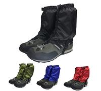 MUSISALY Lightweight Waterproof Ankle Gaiters Hiking Gaiters Men Adjustable Elastic Band Oxford Cloth for Outdoor Walking