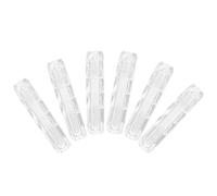 MUSISALY Lip Gloss Containers 6Pcs 3ml Transparent Diamond Shape Tubes Made of ABS Material for Cosmetic Storage and On-the-Go Application