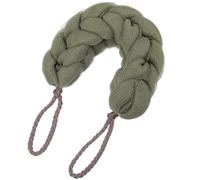 MUSISALY Long Back Scrubbing Strip Bath Shower Scrubber with Bubble Making Net, Green Exfoliating Body Wash Strip for Home Bathroom Use