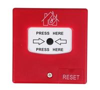 MUSISALY Manual Fire Button Emergency Alarm Reset Panel with High Visibility Design and Manual Reset Function for Escape Doors in New Builds and Factories Fire Call Button for Enhanced