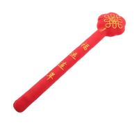 MUSISALY Manual Trigger Point Massage Hammer with Extended Length and Flannel Cover, Meridian Massager for Neck, Back Muscle Relaxation at Home