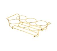 MUSISALY Metal Shot Glass Rack Multi Wine Cup Holder for Bar Premium Metal Shot Server Organiser for Small Cocktail Margarita Martini Glasses Practical Home Party Storage