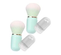 MUSISALY Mini Brushes Makeup Retractable Foundation Brush Set with Ultrasoft Bristles and Sleek Capsule Shape, Portable ABS Makeup Kit for-The-Go Touch-Ups and Travel