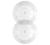 MUSISALY Mini Cake Plate Rotating Turntable 2pcs Acrylic Practical Turntable Plate for Kitchen Spice Organization