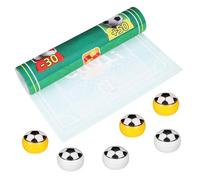 MUSISALY Mini Tabletop Finger Soccer Game with Bowling Elements Durable Indoor Football Board for Interactive and Hand Eye Coordination Development