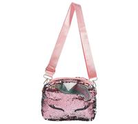 MUSISALY Mini Unicorn Sequins Crossbody Shoulder Bag for Girls Pink | PU Leather, Chain Strap, Easy to Clean Surface, Travel Cosmetics Use, Bright Elegant Fashion Design