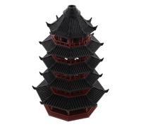 MUSISALY Miniature Pagoda Aquarium Decor for Micro Landscape Detailed Ancient Chinese Tower Ornament for Desktop Bonsai Terrarium and Garden Decoration for Water Land Tanks and Outdoor