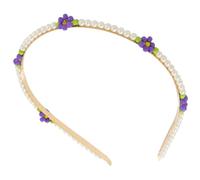 MUSISALY Minimalist Daisy Flower Headband Pearl Hair Accessory Women Bridal Headband for Women Hair Accessories
