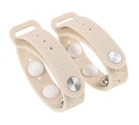 MUSISALY Motion Sickness Wristband Acupressure Wristbands and Silicone 2pcs Adjustable Anti-Nausea White for Travel and Commuting Suitable for Pregnant Women for Morning Sickness
