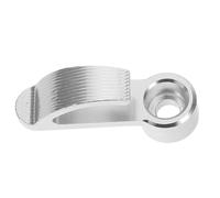 MUSISALY Motorcycle Handlebar Side Hook with Excellent Load Bearing Capacity and Secure Fixing, Aluminium Alloy Material, Silver Finish, for Helmet Hanging and Side Storage on Motorcycles