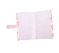 MUSISALY Nail Art Decals Collecting Album Plastic Page Protection Nail Sticker Organizer for Storage and Display Home