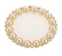 MUSISALY Nail Art Gel Palette Resin Mixing Plate Crystal Gem Edge Gold Decor for Nail Polish Display Board and Painting Accessories
