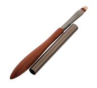 MUSISALY Nail Art Gradient Brush Pen for Professional Salons and Home Use, Wooden Handle with Elegant Brown Finish, Designed to Create Smooth Gradient Effects and Precise Nail Painting