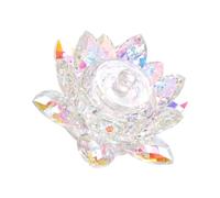MUSISALY Nail Crystal Glass Cup Large Lotus-shaped Manicure Tool with Lid for Nail Art Supplies for Soaking off Gel Polish and Dip Powder Remover