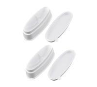 MUSISALY Nail Dip Powder Tray Set of 2 French Nail Dipping Box Easy Access Design and Manicure Supplies