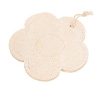 MUSISALY Natural Loofah Bath Sponge Exfoliating Scrubber for Adults Flower Shape Shower Puff Body Wash Tool for Spa and Home Use