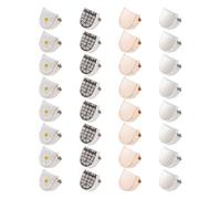 MUSISALY No Tie Shoe Laces Iron Material Easy to Use Daisy Flower Pattern 32pcs Shoelace Clip Lock with Shoe Lace Locking Clips and Adult Sneakers