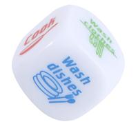 MUSISALY Novelty Dice Set for Housework with Anti-wearing Pmma Material, Creative Fun Dice to Help You Make Choice, for Grown Ups and Family Exercise