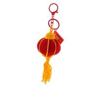 MUSISALY Oriental Charm Lantern Keychain Stylish Decorative Pendant for Women Chinese Year Accessory