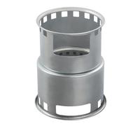 MUSISALY Outdoor BBQ Stove Compact Stainless Steel Split Design for Camping and Backpacking