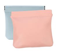MUSISALY Pcs Drawstring Luggage Cosmetic Cases for Travel Coin Purse Women Organiser Makeup Bag Flat Lay