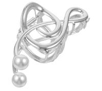 MUSISALY Pearl Claw Clip Music Note Hairpin Women's Large Hair Clip for Styling