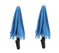 MUSISALY Phone Flexible with Umbrella and Car Universal Base 2pcs Clip Handle, Portable Anti Glare Sun Protection Double Layer Metal and Cloth Material for Smartphones Driving