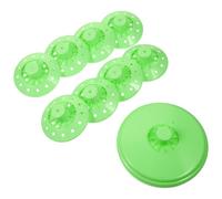 MUSISALY Plastic Multi-Hole Lollipop Holder Green 8-Layer Rack Stable Flat Base for Cake Pops and Desktop Display