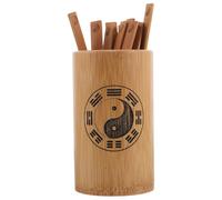 MUSISALY Portable Bamboo I Ching Divination Kit with Wooden Fortune Telling Sticks for Feng Shui Harmony, Traditional Aesthetics, Suitable for Office and Outdoor Use