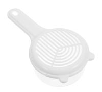 MUSISALY Portable Blueberry Washing Basket with Handle and Lid, Pp Material Draining Fruit Basket for Kitchen Use, Food Strainer Container Removes Excess Water Efficiently