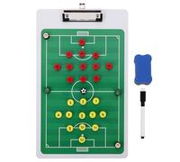 MUSISALY Portable Football Coaching Board Random Color Includes Scoreboard and Roster with PVC and Abs Material for Players for Half Match and Teaching Guidance Sessions