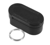 MUSISALY Portable Magnetic Pill Box with Keyring for Vitamins and Tablets, Small Plastic Travel Medicine Holder with Long Serving Life, Carrier for Travel and Daily Use