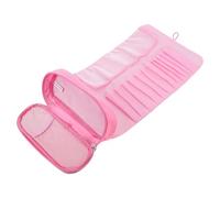 MUSISALY Portable Makeup Brush Rolling Case Makeup Bag Capacity Design for Easy Storage of Cosmetics and Brushes for Travel