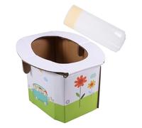 MUSISALY Portable Potty Seat Foldable Travel Potty Toilet for with 10 Replacement Bags Suitable for Boys and on The Go