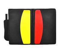 MUSISALY Portable Referee Wallet with Multi-function Soccer Cards and Whistle, Pvc and Metal Material, for Football Party Decor and Football Matches, Easy Storage and Sturdy